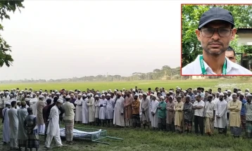 সাংবাদিক আলিফের ময়নাতদন্ত শেষে নিজ বাড়িতে দাফন