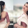 শাড়ি-গাজরায় স্নিগ্ধ জয়া, ক্যাপশনে ‘পিরিতের বেদনা’